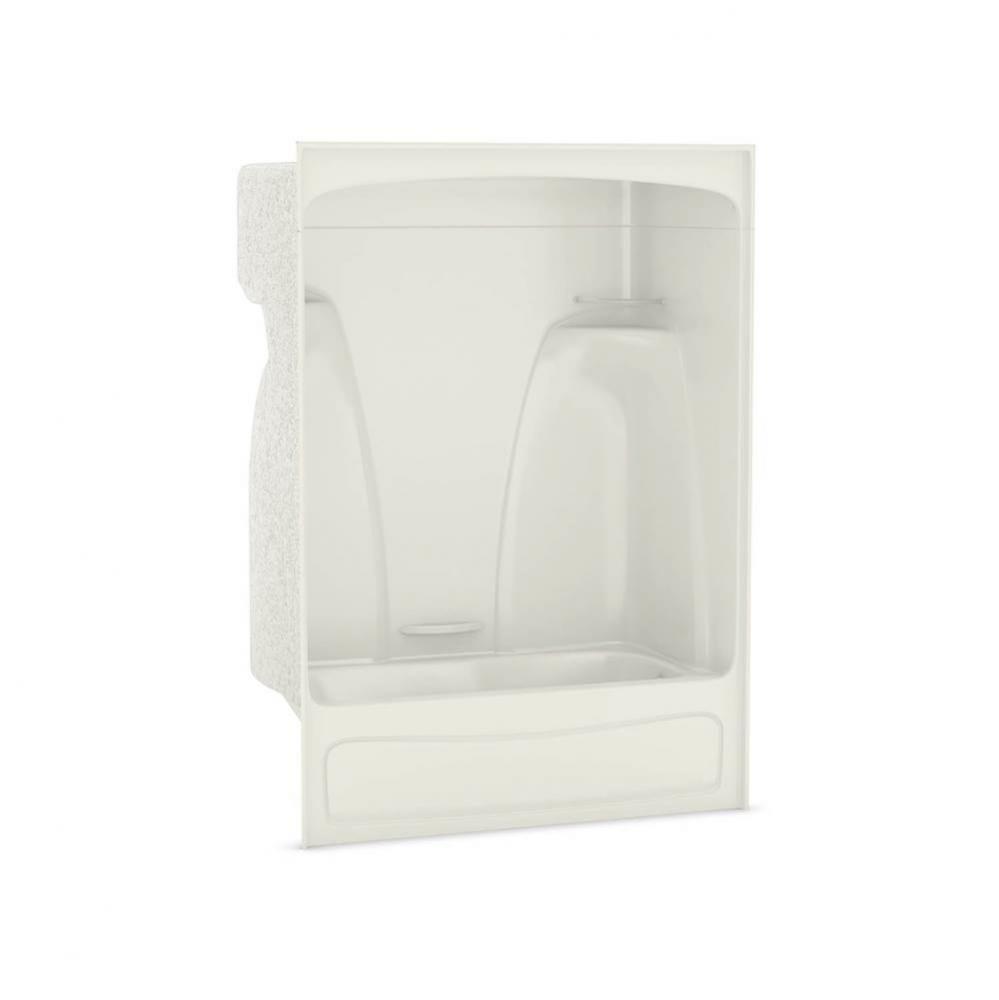 ACTSDM 60 in. x 33.25 in. x 87.375 in. 1-piece Tub Shower with Right Drain in Biscuit