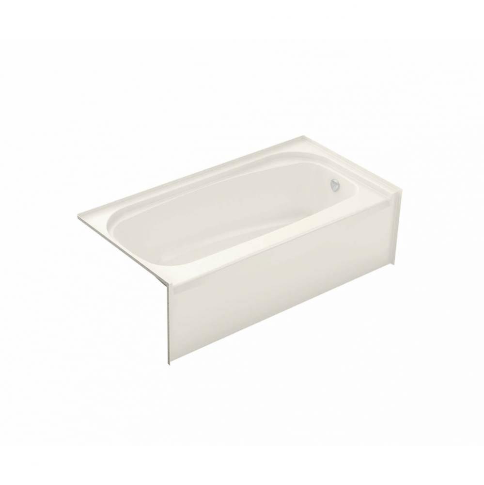 TOF-3060 AFR 59.75 in. x 29.875 in. Alcove Bathtub with Left Drain in Biscuit