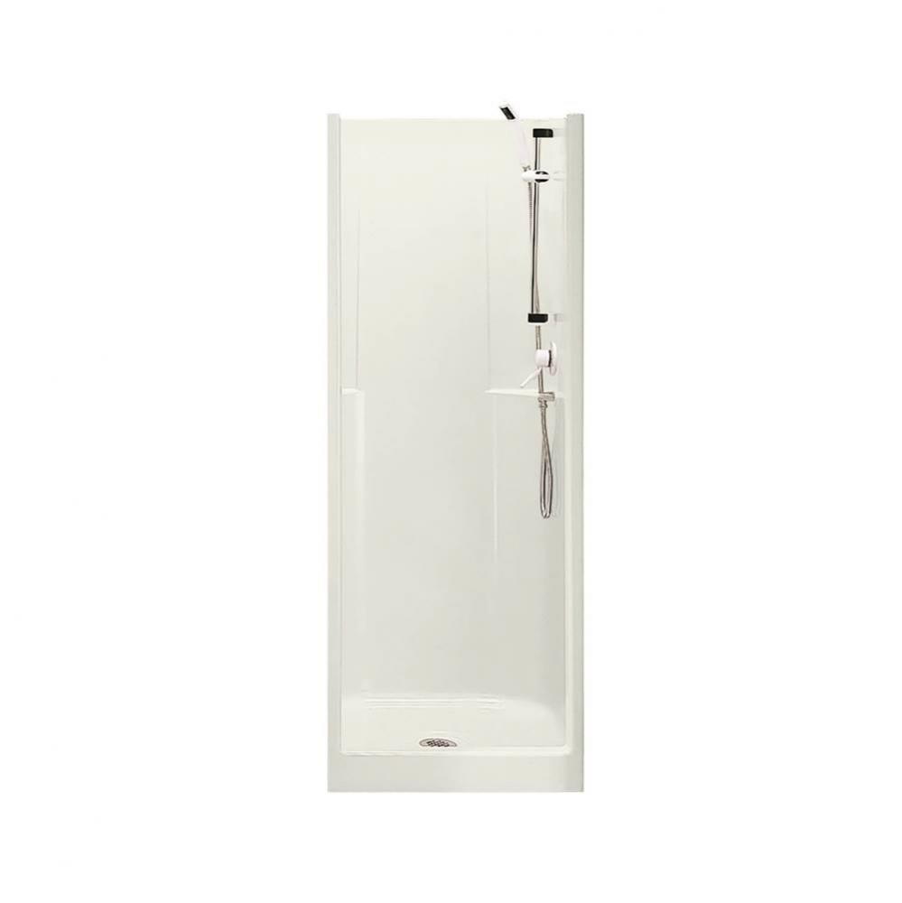 Biarritz 40 29.75 in. x 32 in. x 75 in. 1-piece Shower with No Seat, Center Drain in Biscuit