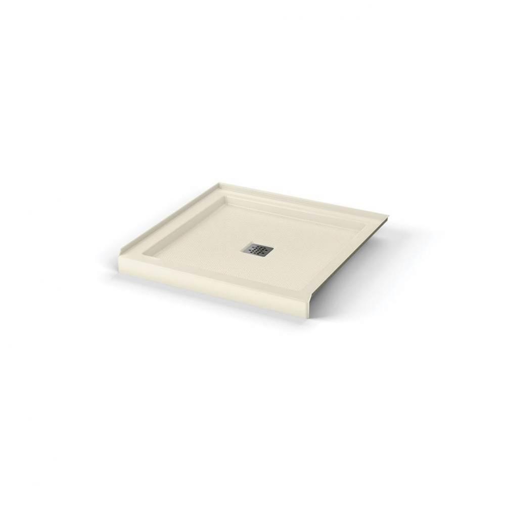 B3 Base 3636 Square Drain Stabili-T, Alcove Bone / Natural