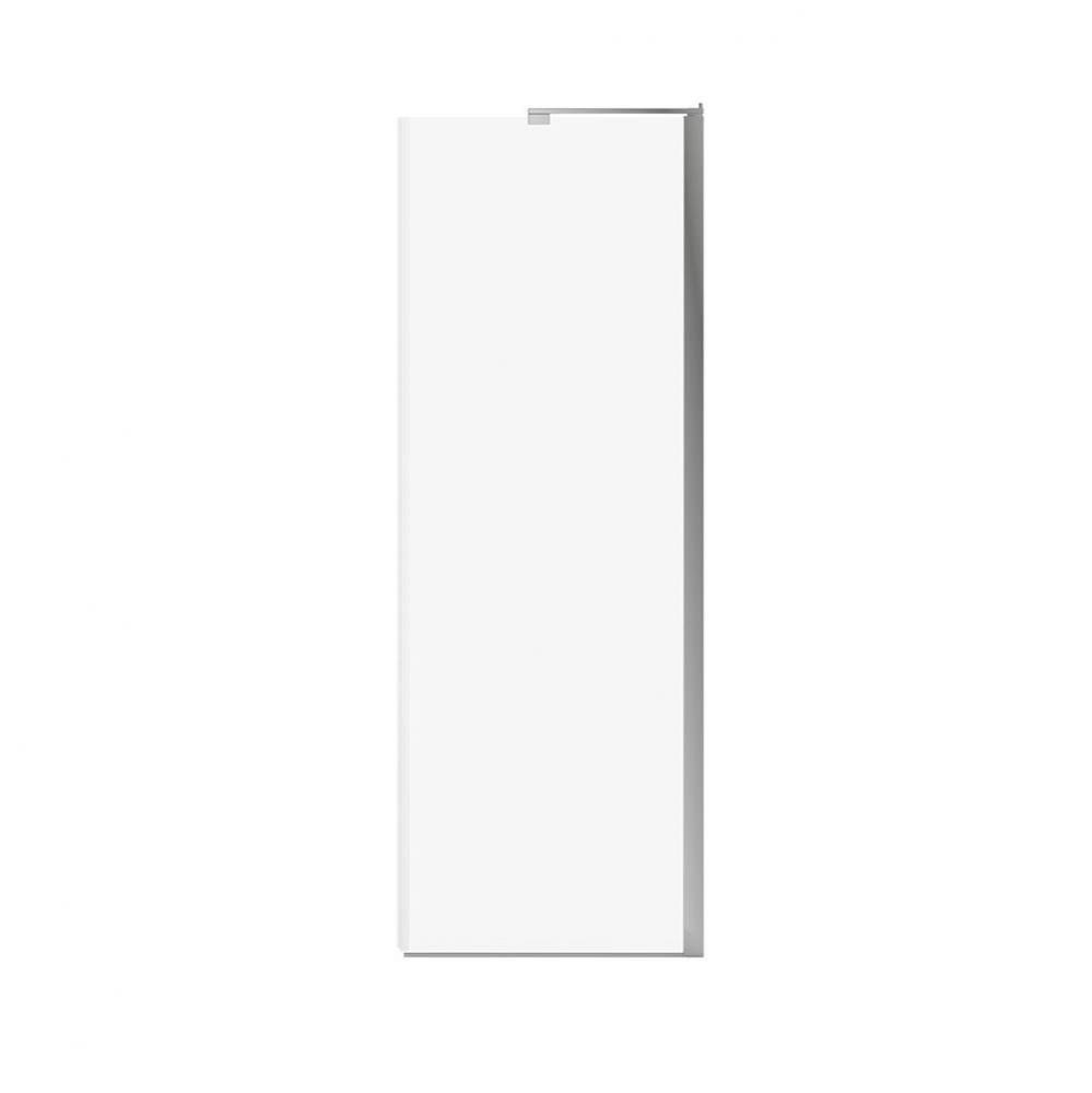 Capella 78 Return Panel for 32 in. Base with GlassShield® glass in Chrome