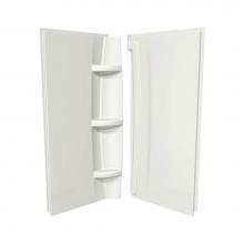 Maax 105062-000-001-000 - 30 x 72 in. Acrylic Direct-to-Stud Two-Piece Wall Kit in White