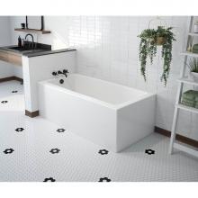 Maax 106813-000-002-001 - Mackenzie Corner 6032 AcrylX Corner Left-Hand Drain Bathtub in White