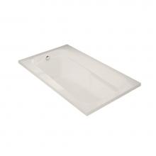 Maax 100103-000-007-000 - Tempest 60 x 36 Acrylic Alcove End Drain Bathtub in Biscuit