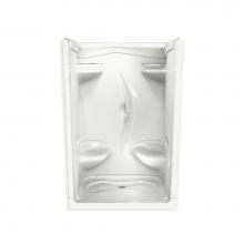 Maax 101140-000-001-106 - Stamina 48-II 51 x 36 Acrylic Alcove Center Drain Two-Piece Shower in White