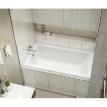 Maax 410022-000-001-173 - ModulR 6032 IF (Without Armrests) Acrylic Alcove Right-Hand Drain Bathtub in White
