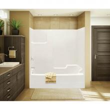 Maax 140103-000-002-001 - TSEA72 72 x 36 AcrylX Alcove Left-Hand Drain One-Piece Tub Shower in White