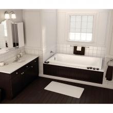 Maax 101457-000-001-100 - Pose 6032 Acrylic Drop-in End Drain Bathtub in White