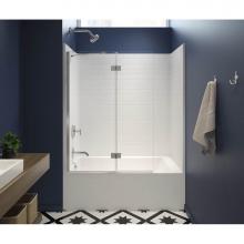 Maax 106924-000-002-101 - 6032STT 60 x 33 AcrylX Alcove Right-Hand Drain One-Piece Tub Shower in White