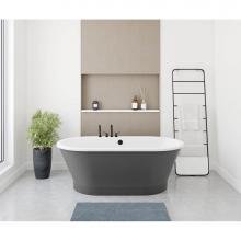 Maax 103903-000-019 - Brioso 6636 Bathtub Regular Thunder Grey