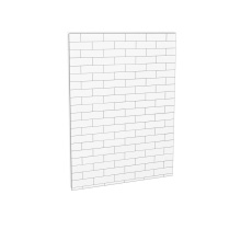 Maax 103422-301-526-000 - Utile 60 in. Composite Direct-to-Stud Back Wall in Metro Tux