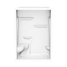 Maax 103674-000-001-001 - M160 60 x 36 Acrylic Alcove Center Drain One-Piece Shower in White