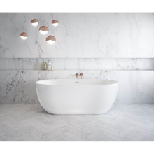 Maax 106878-000-001-000 - Tosca 6732 Acrylic Freestanding Center Drain Bathtub in White with White Skirt