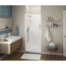 Maax 107007-000-001-003 - ALLIA SH-3636 Acrylic Alcove Center Drain Two-Piece Shower in White
