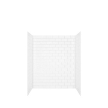 Maax 107180-000-270-000 - Versaline 60 in. Alcove Wall Kit - Subway in White