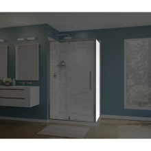 Maax 135328-900-084-000 - Uptown Return Panel for 36 in. Base with Clear glass in Chrome