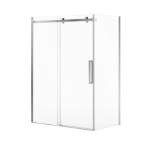 Maax 136543-810-084-000 - Halo Pro GS Return Panel for 36 in. Base with GlassShield® glass in Chrome