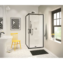 Maax 137447-900-340-000 - Radia Square 32 x 32 x 71.5 in. 6 mm Sliding Shower Door for Corner Installation with Clear glass