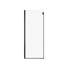 Maax 139953-810-340-000 - Duel Alto Return Panel for 32 in. Base with Clear glass in Mat Black