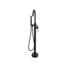 Maax 10045542-340 - Linosa Freestanding Tub Faucet with Handshower in Black