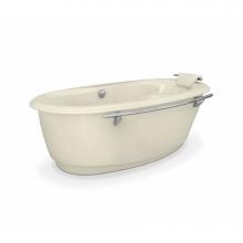 Maax 100084-055-004 - Souvenir With Apron 71.75 in. x 43.625 in. Freestanding Bathtub with Aerofeel System Center Drain