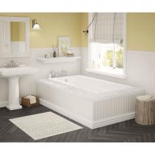 Maax 100104-000-001 - Timeless 71.625 in. x 35.5 in. Alcove Bathtub with End Drain in White