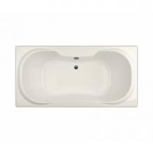 Maax 101227-108-007 - Cambridge 71.5 in. x 35.75 in. Drop-in Bathtub with Aerosens System Center Drain in Biscuit
