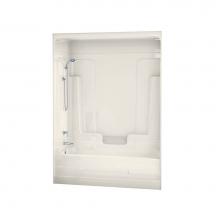 Maax 102717-R-000-007 - Nordica 59.375 in. x 32.75 in. x 73.5 in. 1-piece Tub Shower with Right Drain in Biscuit