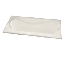 Maax 102722-109-007 - Cocoon 59.875 in. x 31.875 in. Drop-in Bathtub with Combined Hydrosens/Aerosens System End Drain i