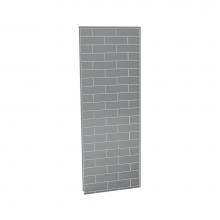 Maax 103409-301-501 - Utile 32 in. x 1.125 in. x 80 in. Direct to Stud Side Wall in Ash Grey
