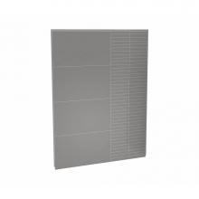 Maax 103422-306-514 - Utile 60 in. x 1.125 in. x 80 in. Direct to Stud Back Wall in Pebble grey