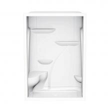 Maax 103674-000-001-000 - M160 60 x 36 Acrylic Alcove Center Drain One-Piece Shower in White