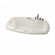 Maax 105312-000-007 - Release 66 in. x 36 in. Drop-in Bathtub with Center Drain in Biscuit