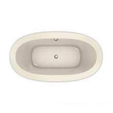 Maax 105462-107-004 - Reverie 66 in. x 36 in. Drop-in Bathtub with Hydrosens System Center Drain in Bone