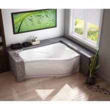 Maax 105728-L-000-001 - Murmur ASY 59.875 in. x 42.875 in. Drop-in Bathtub with Left Drain in White