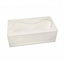Maax 105822-R-000-007 - Cocoon IFS 59.75 in. x 30 in. Alcove Bathtub with Right Drain in Biscuit