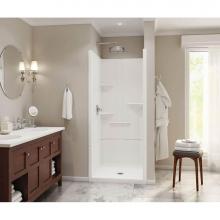 Maax 105917-S-000-001 - Camelia SH 36 in. x 36.5 in. x 79 in. 2-piece Shower with No Seat, Center Drain in White