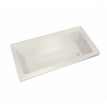 Maax 106203-L-000-007 - Pose 6032 IF Acrylic Corner Right Left-Hand Drain Bathtub in Biscuit