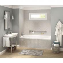 Maax 106390-L-000-001 - Skybox IF 66.25 in. x 35.75 in. Alcove Bathtub with Left Drain in White