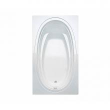 Maax 106458-000-001 - Panaro 7242 Acrylic Drop-in End Drain Bathtub in White