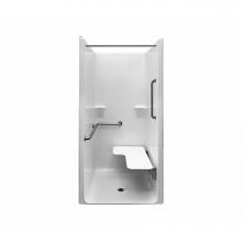 Maax 106545-R-000-002 - MX QSI-3682-BF 0.625 in. RRF 40 in. x 37.5 in. x 82 in. 1-piece Shower with Right valve wall / Lef