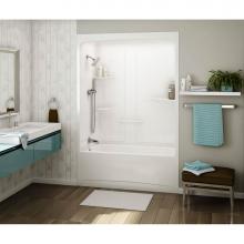 Maax 107000-R-000-001 - Allia TSR-6032 Acrylic Alcove Right-Hand Drain One-Piece Tub Shower in White
