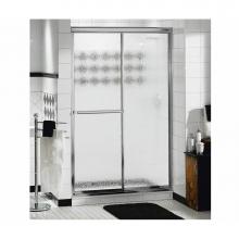 Maax 135276-970-084-000 - Decor Plus 41-43 in. x 69 in. Bypass Alcove Shower Door with Raindrop Glass in Chrome