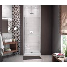 Maax 136676-900-084-000 - Reveal 71 32 1/2-35 1/2 x 71 1/2 in. 8mm Pivot Shower Door for Alcove Installation with Clear glas