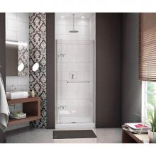 Maax 136676-900-305-000 - Reveal 71 32 1/2-35 1/2 x 71 1/2 in. 8mm Pivot Shower Door for Alcove Installation with Clear glas