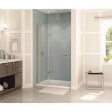 Maax 136677-900-305-000 - Reveal 71 41 1/2-44 1/2 x 71 1/2 in. 8mm Pivot Shower Door for Alcove Installation with Clear glas