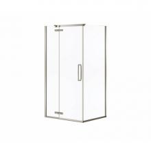 Maax 137302-900-305-000 - Hana Rectangular 42 x 34 x 75 in. 8mm Pivot Shower Door for Corner Installation with Clear glass i