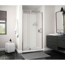 Maax 137833-900-084-000 - ModulR 48 x 78 in. 8 mm Pivot Shower Door for Alcove Installation with Clear glass in Chrome