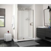 Maax 137833-900-305-000 - ModulR 48 x 78 in. 8 mm Pivot Shower Door for Alcove Installation with Clear glass in Brushed Nick