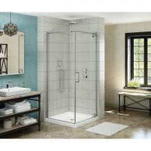 Maax 137856-900-084-000 - ModulR 36 x 36 x 78 in. 8mm Pivot Shower Door for Corner Installation with Clear glass in Chrome
